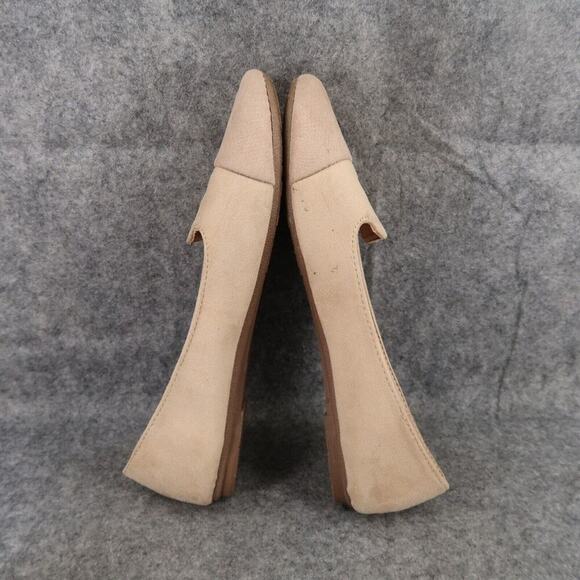 CH Creation Shoes Womens 40 Flats Loafer Slip On Fashion Classic Cap Toe Career - Picture 9 of 14